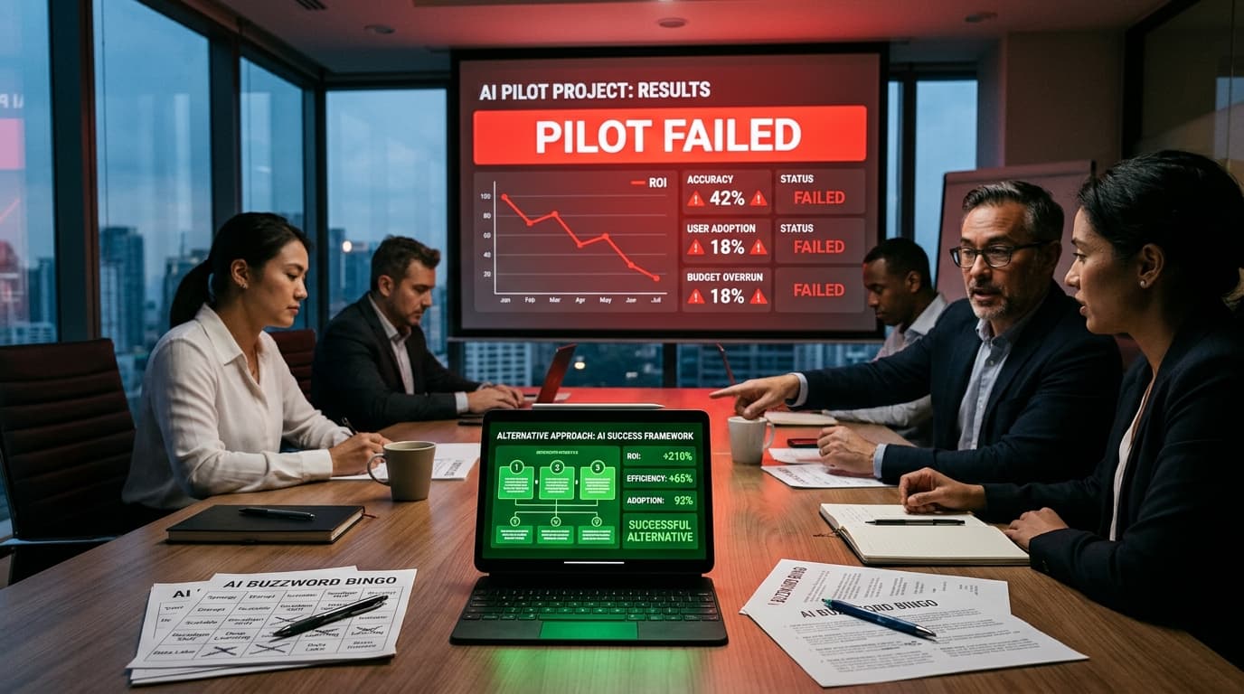 Why most AI pilots fail - and what to do instead